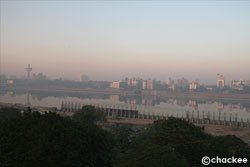 サバルマティ川の早朝風景